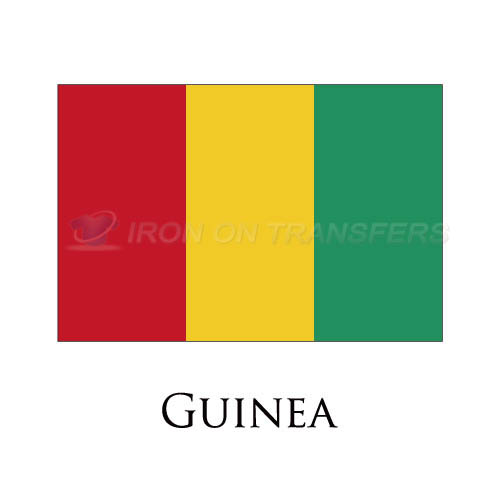 Guinea flag Iron-on Stickers (Heat Transfers)NO.1887